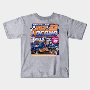 Joey Logano Checkered Flag Kids T-Shirt